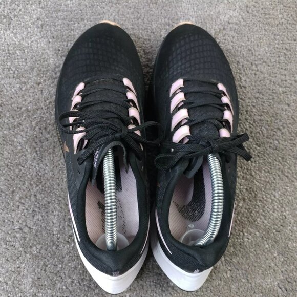 Nike Air Zoom Pegasus 37 Womens 9 Running Shoes Black Light Arctic Pink 2020 - Picture 8 of 11